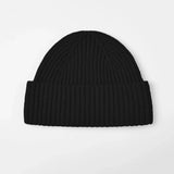 Blank Cuffed 100% Merino Wool Seamless Beanie Wholesale - 1224