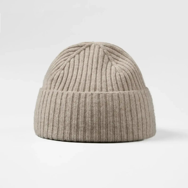 Gorro Sem Costura 100% Lã Merino com Barra - 1224