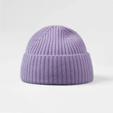 Blank Cuffed 100% Merino Wool Seamless Beanie Wholesale - 1224