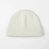 Blank 100% Merino Wool Short Fisherman Beanie Wholesale - 1281