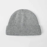 Blank 100% Merino Wool Short Fisherman Beanie Wholesale - 1281