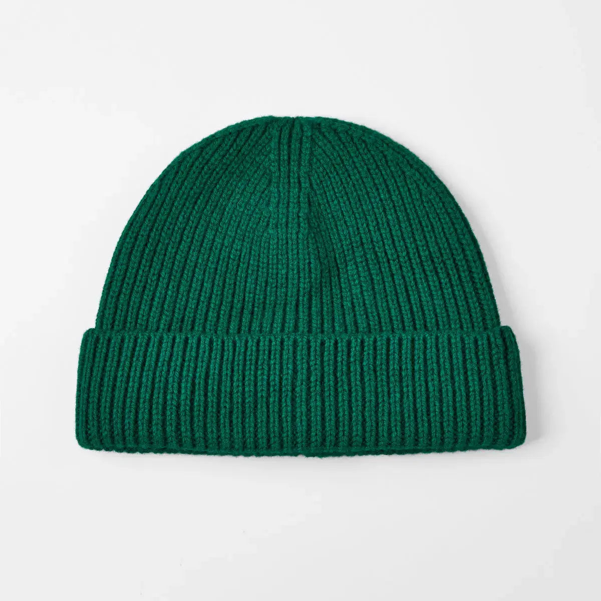 Blank 100% Merino Wool Short Fisherman Beanie Wholesale - 1281