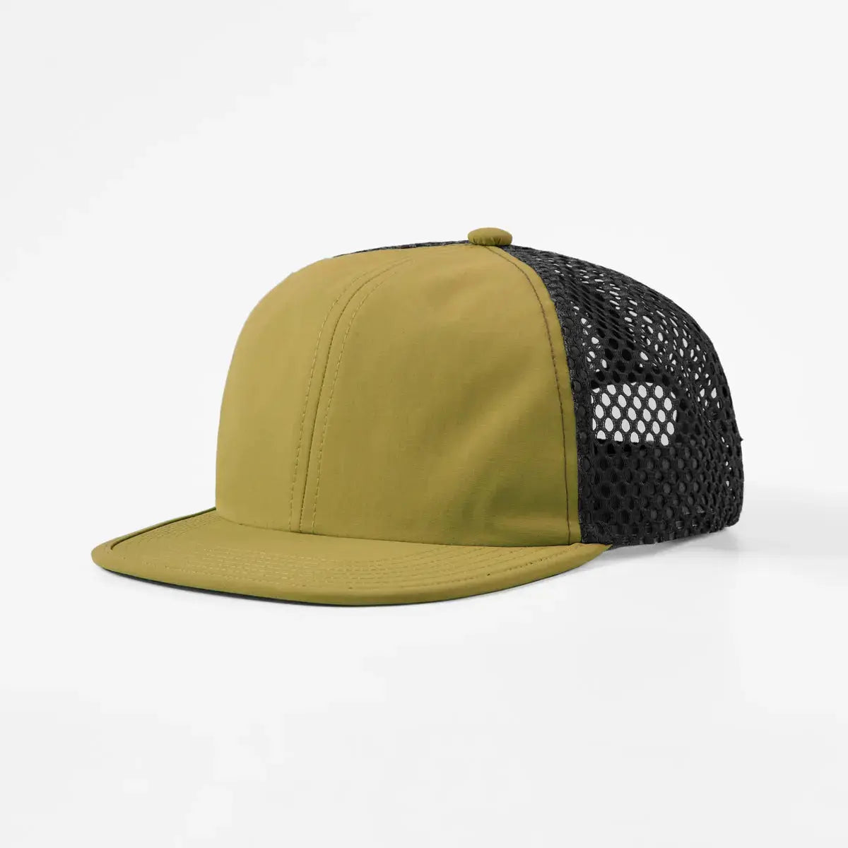 Blank 6 Panel Water Repellent Nylon Mesh Snapback Hat (Recycled) - 6482 Foremost Hat