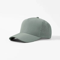 Blank Kids 5 Panel Perforated Water Repellent Snapback Golf Hat - 5479 (Recycled) Foremost Hat