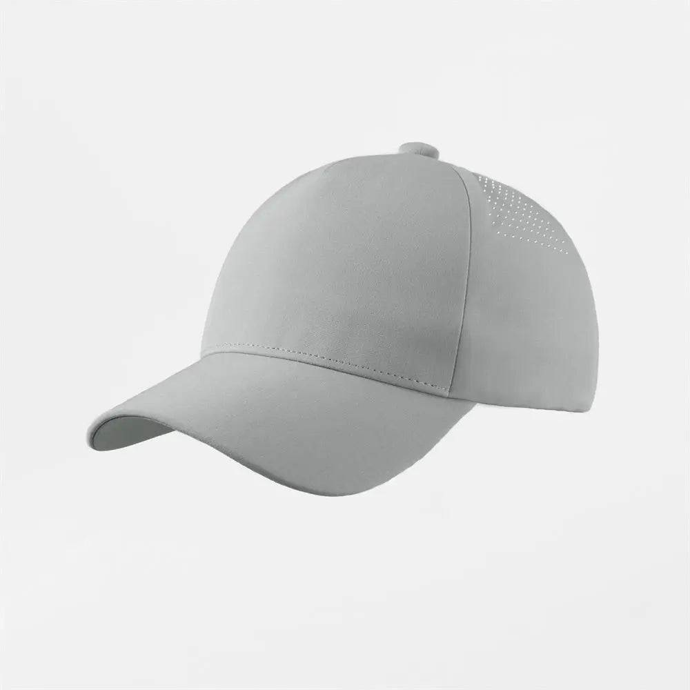 Blank Seamless 5 Panel Perforated Performance Snapback Hat Wholesale
