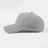 Blank Seamless 5 Panel Perforated Performance Snapback Hat Wholesale - 5312