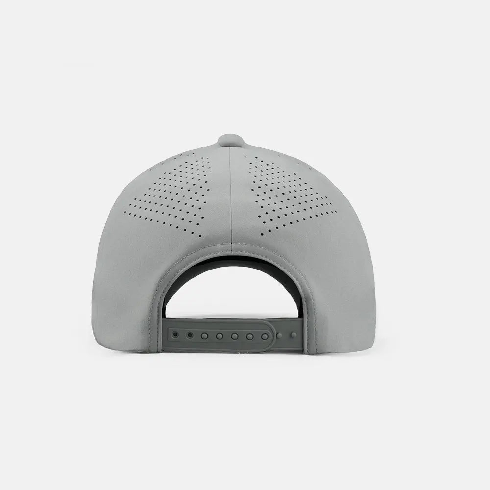 Blank Seamless 5 Panel Perforated Performance Snapback Hat Wholesale - 5312