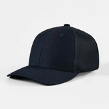 Wholesale Blank 6 Panel Mid Profile Structured Trucker Hat - 7018 Foremost Hat