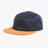 Blank & Custom Corduroy 5 Panel Flat Bill Camper Hat - 6715