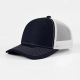 Wholesale Blank 6 Panel Mid Profile Structured Trucker Hat - 7018 Foremost Hat