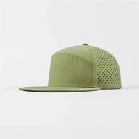 Blank Perforated Water Repellent Performance Snapback Golf Hat Wholesale - 6023