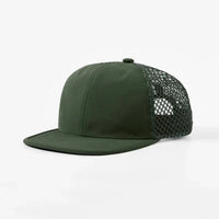 Blank 6 Panel Water Repellent Nylon Mesh Snapback Hat (Recycled) - 6482 Foremost Hat