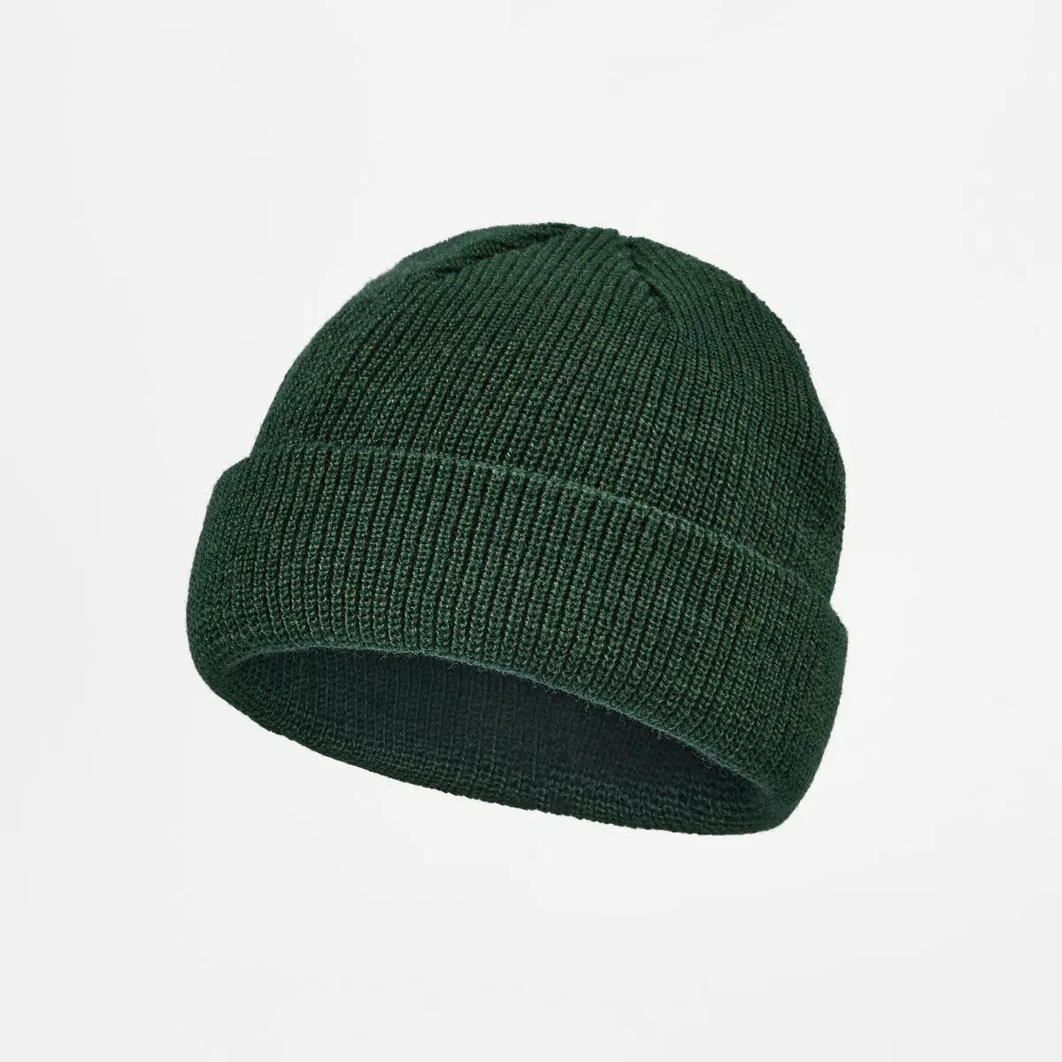 Blank Recycled Knit Cuffed Fisherman Beanie Wholesale - 1195