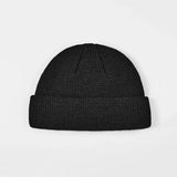 Blank Recycled Knit Cuffed Fisherman Beanie Wholesale - 1195