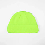 Blank Recycled Knit Cuffed Fisherman Beanie Wholesale - 1195