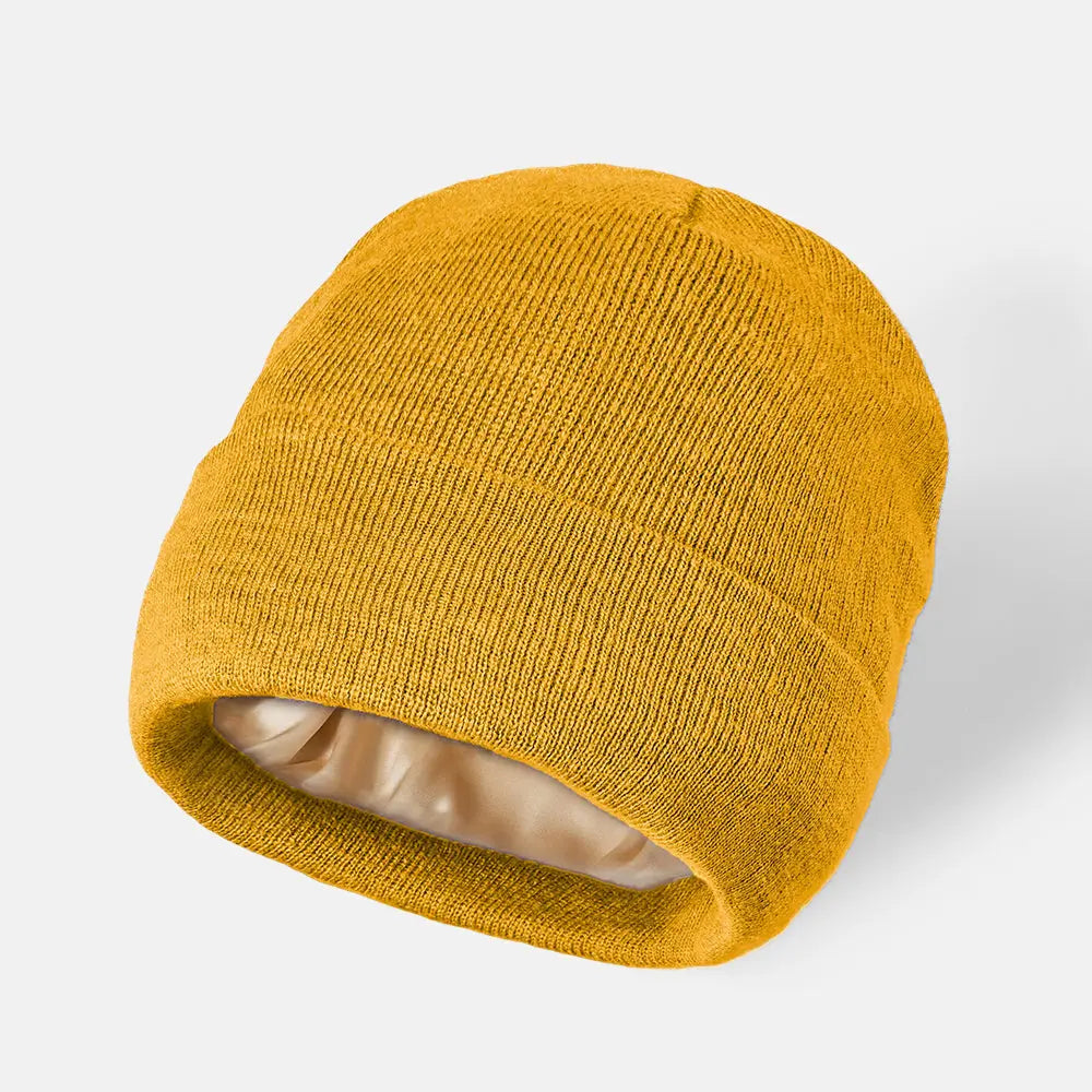 Blank Cuffed Satin Lined Beanie Wholesale - 1176Â Ginger Foremost Hat