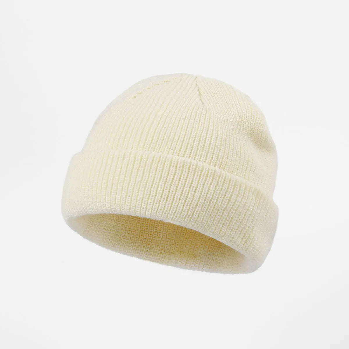 Blank Recycled Knit Cuffed Fisherman Beanie Wholesale - 1195