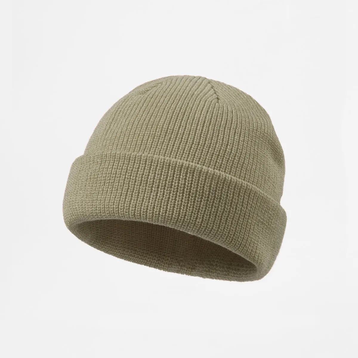 Blank Recycled Knit Cuffed Fisherman Beanie Wholesale - 1195