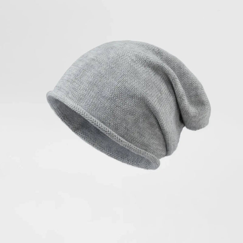 Gorro Folgado Liso de Lã Merino — Atacado - 1258