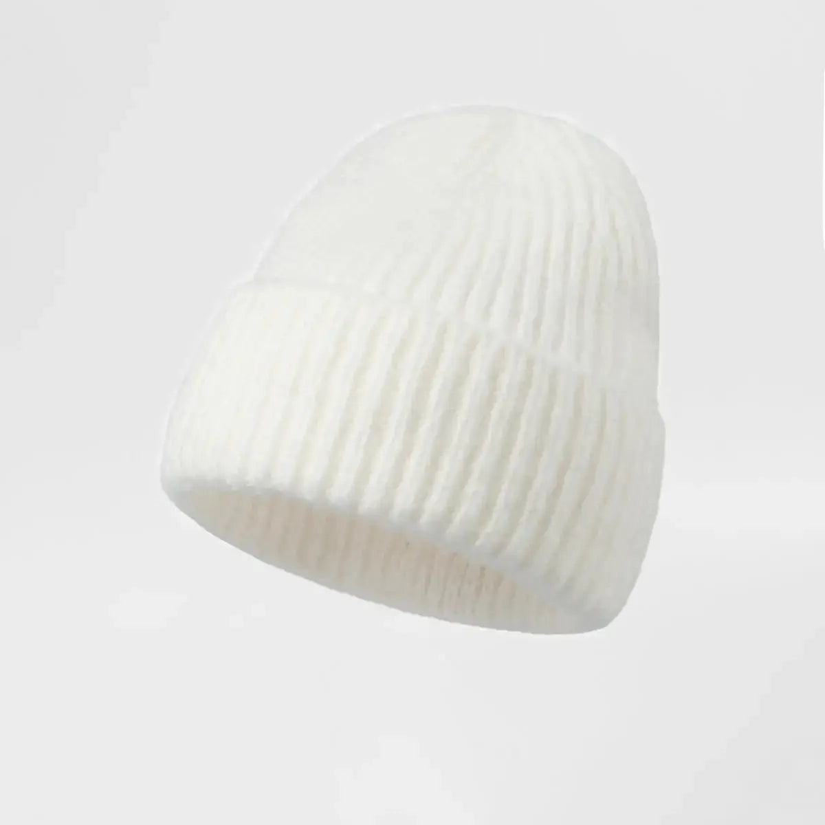 Blank Cuffed Mohair Blend Beanie Wholesale - 1265