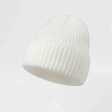 Blank Cuffed Mohair Blend Beanie Wholesale - 1265