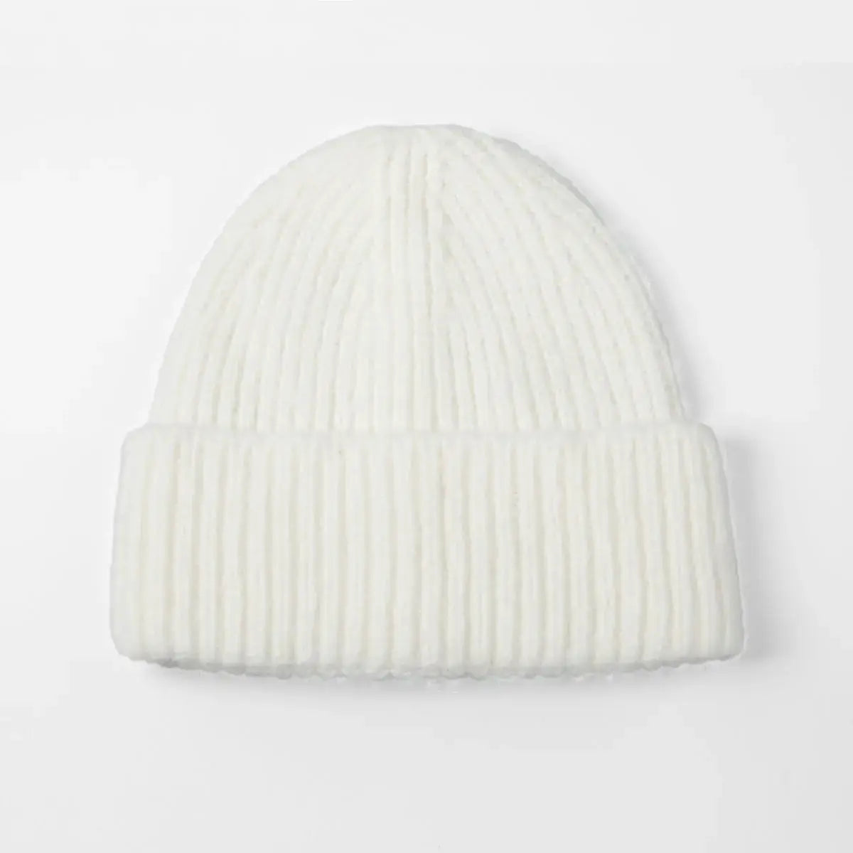 Blank Cuffed Mohair Blend Beanie Wholesale - 1265