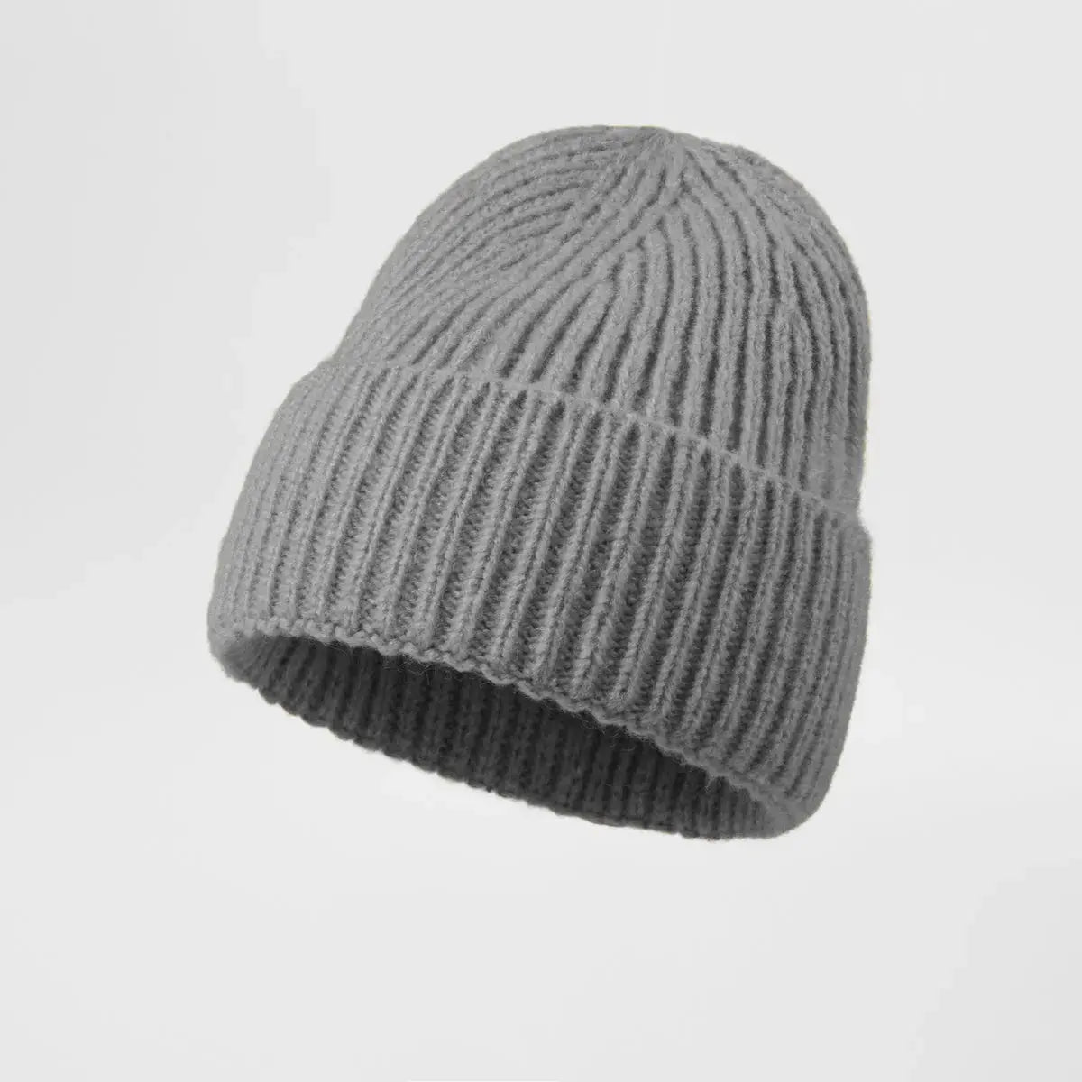 Blank Cuffed Mohair Blend Beanie Wholesale - 1265