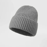 Blank Cuffed Mohair Blend Beanie Wholesale - 1265