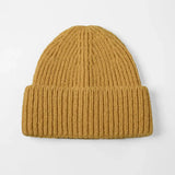 Blank Cuffed Mohair Blend Beanie Wholesale - 1265