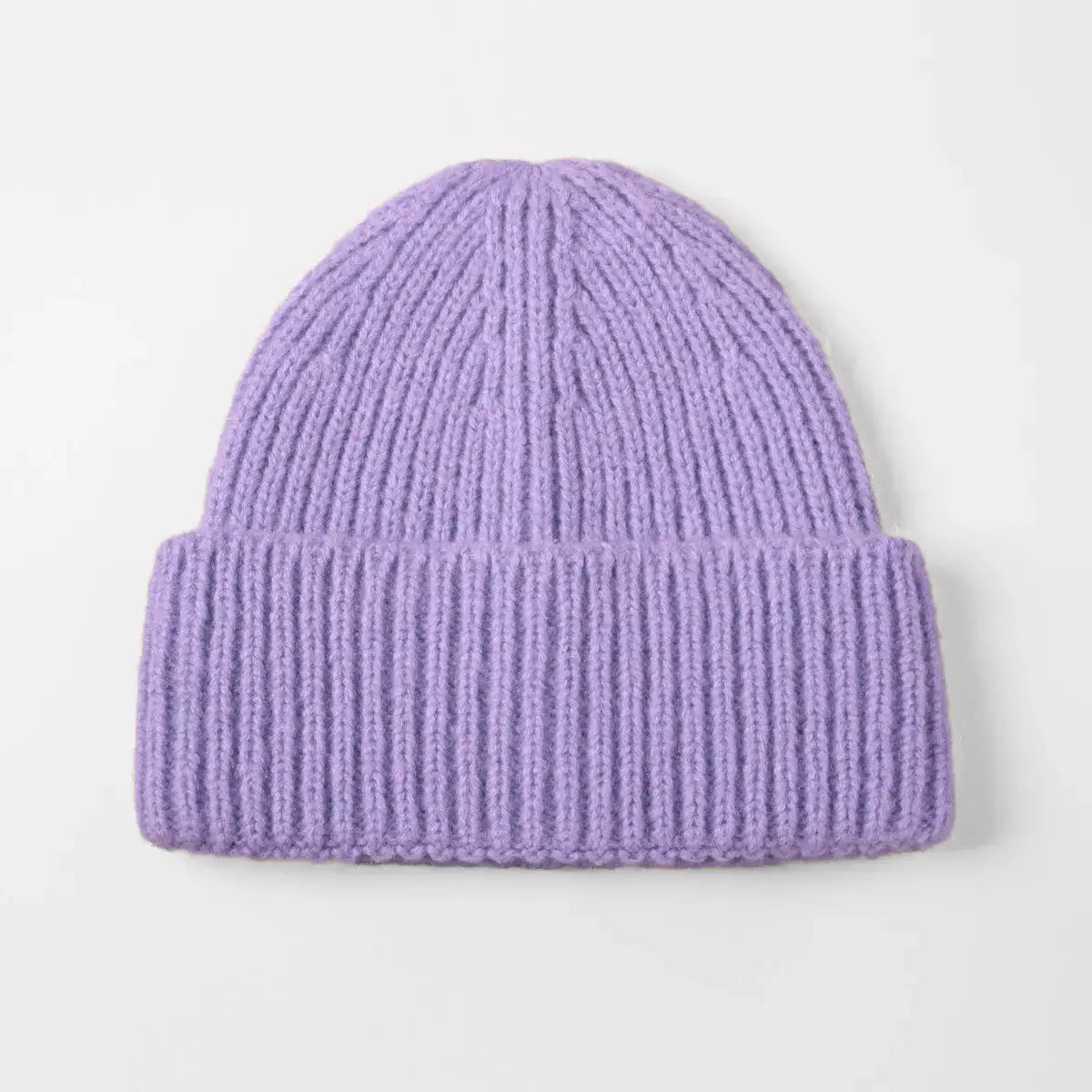 Blank Cuffed Mohair Blend Beanie Wholesale - 1265
