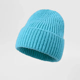 Blank Cuffed Mohair Blend Beanie Wholesale - 1265