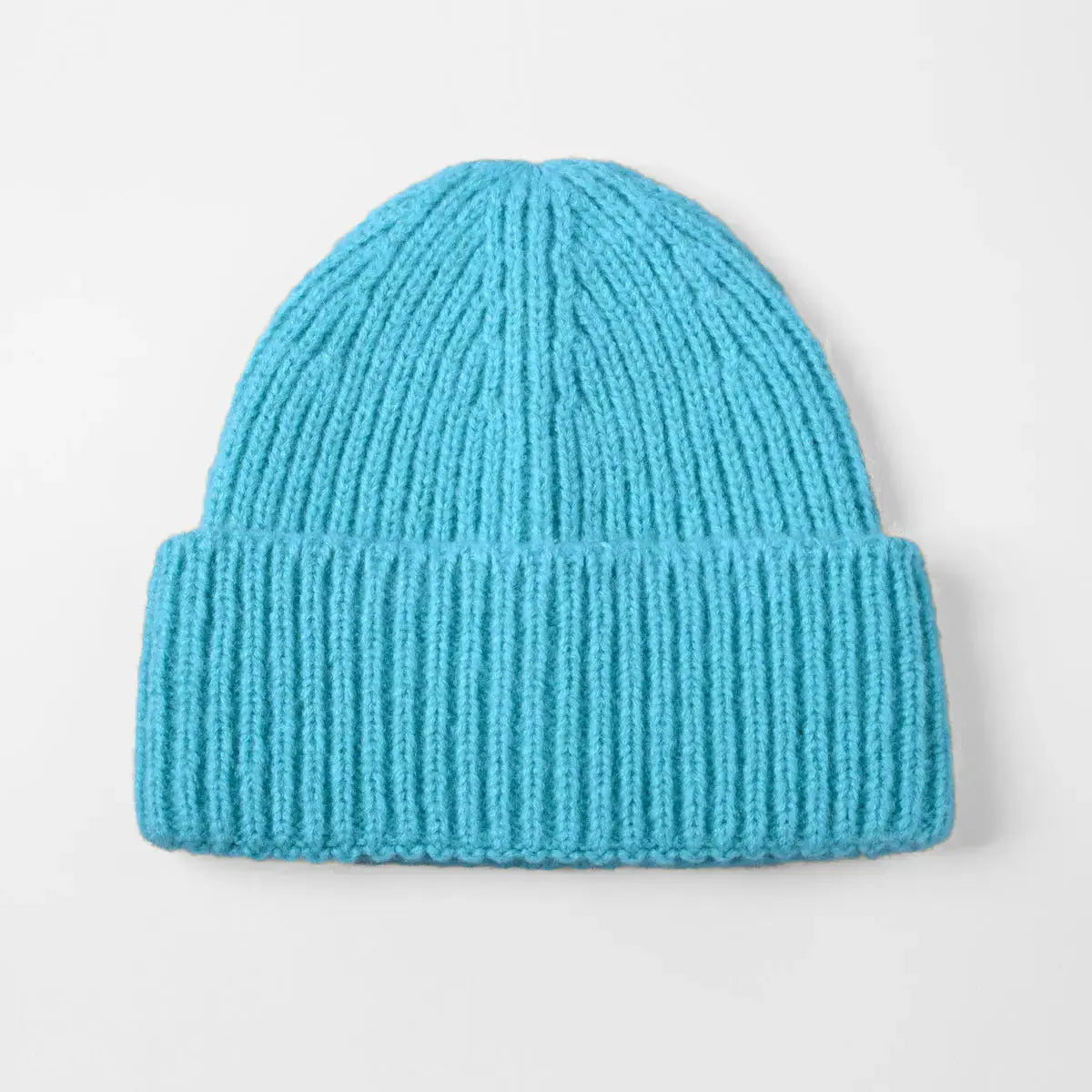 Blank Cuffed Mohair Blend Beanie Wholesale - 1265