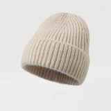 Blank Cuffed Mohair Blend Beanie Wholesale - 1265