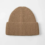 Blank Cuffed Mohair Blend Beanie Wholesale - 1265