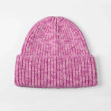Blank Cuffed Mohair Blend Beanie Wholesale - 1265