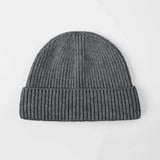 Blank 100% Merino Wool Short Fisherman Beanie Wholesale - 1281