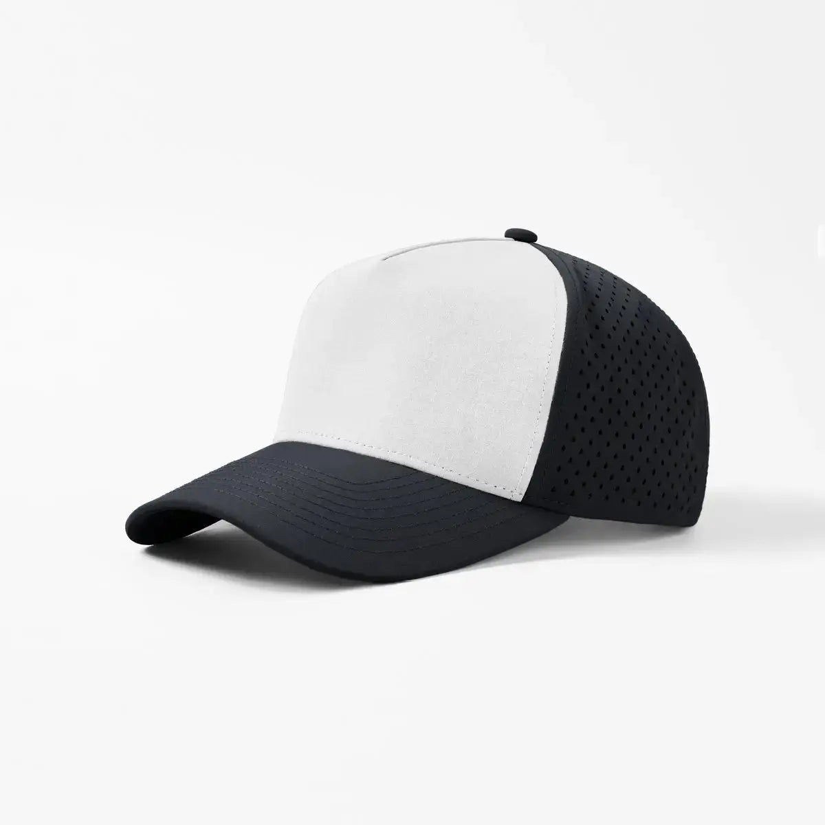 Blank Kids 5 Panel Perforated Water Repellent Snapback Golf Hat - 5479 (Recycled) Foremost Hat