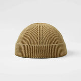 Blank Vintage Cotton Short Fisherman Beanie Wholesale - 1359
