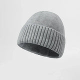 Blank Classic Ribbed Knit Wool Beanie Wholesale - 1188