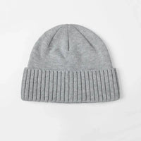 Blank Classic Ribbed Knit Wool Beanie Wholesale - 1188
