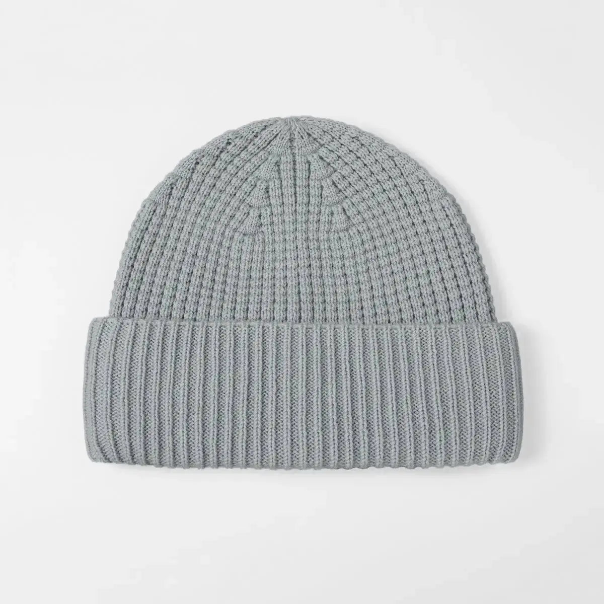 Blank Wool Waffle Knit Beanie Wholesale - 1263
