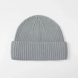 Blank Wool Waffle Knit Beanie Wholesale - 1263