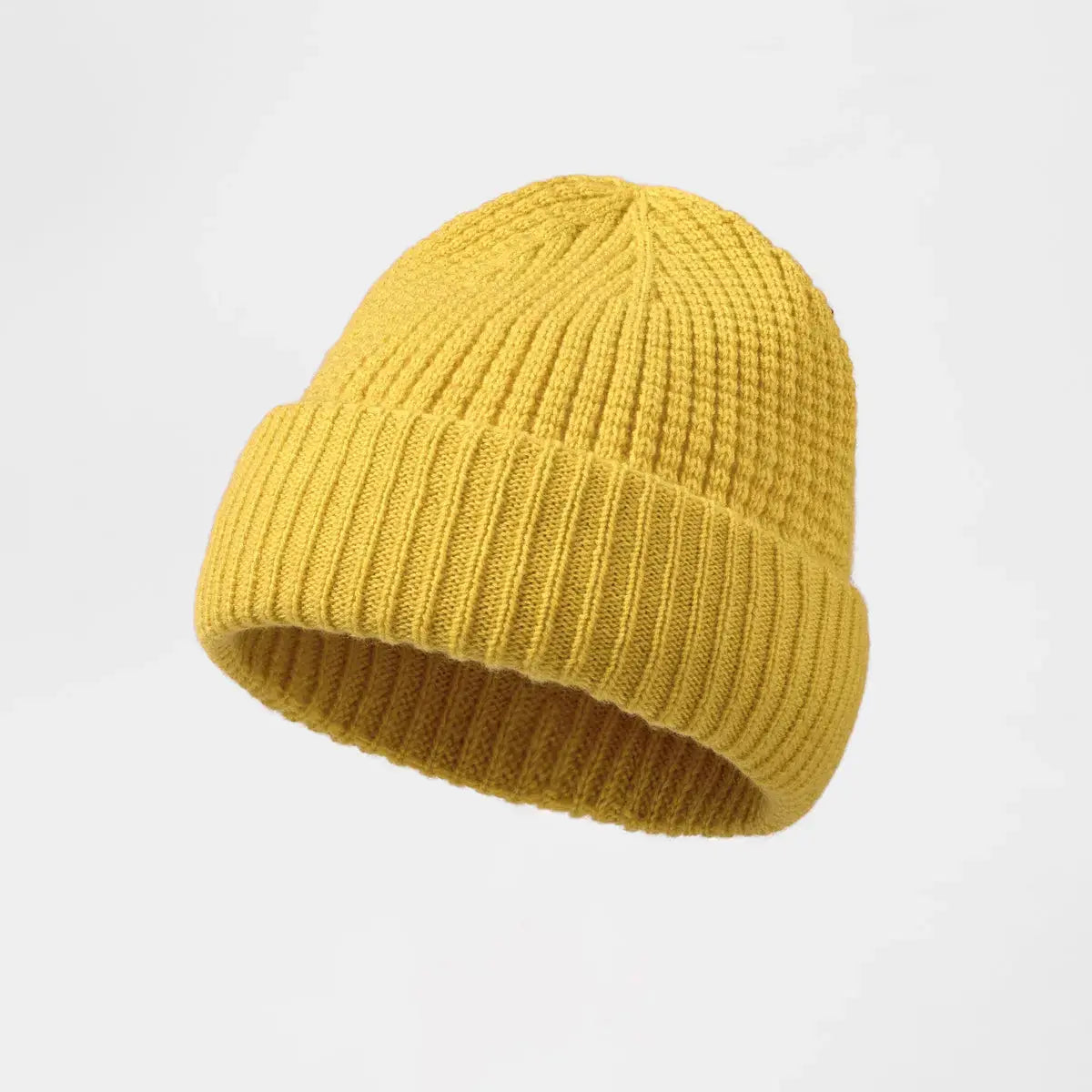 Blank Wool Waffle Knit Beanie Wholesale - 1263