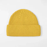 Blank Wool Waffle Knit Beanie Wholesale - 1263