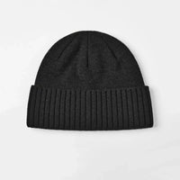 Blank Classic Ribbed Knit Wool Beanie Wholesale - 1188