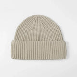 Blank Wool Waffle Knit Beanie Wholesale - 1263
