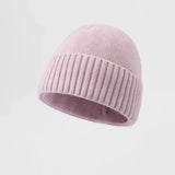 Blank Classic Ribbed Knit Wool Beanie Wholesale - 1188