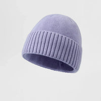 Blank Classic Ribbed Knit Wool Beanie Wholesale - 1188