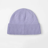 Blank Classic Ribbed Knit Wool Beanie Wholesale - 1188