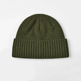 Blank Classic Ribbed Knit Wool Beanie Wholesale - 1188